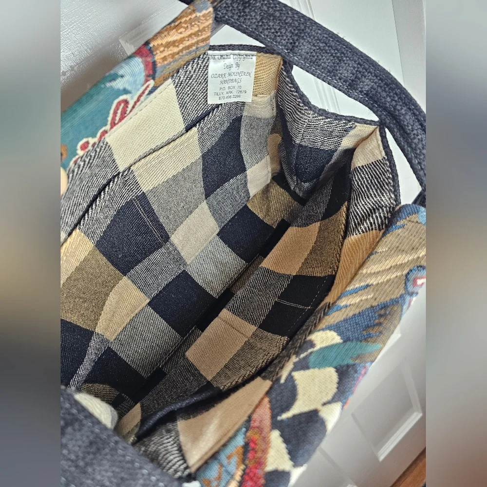 VTG Racing Car Tapestry Handbag